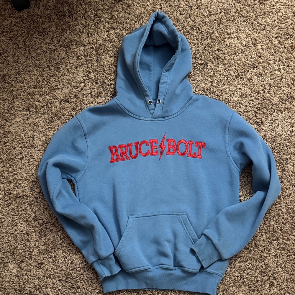 Bruce Bolt Blue Hoodie